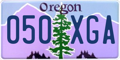 OR license plate 050XGA
