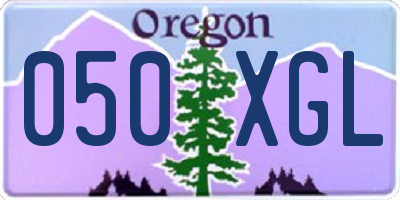 OR license plate 050XGL