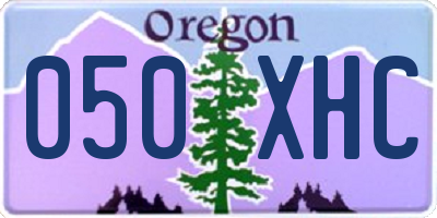 OR license plate 050XHC