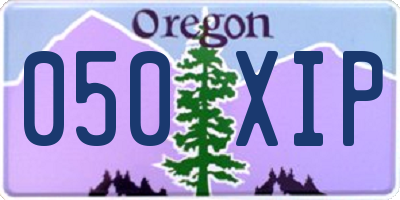 OR license plate 050XIP