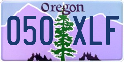 OR license plate 050XLF