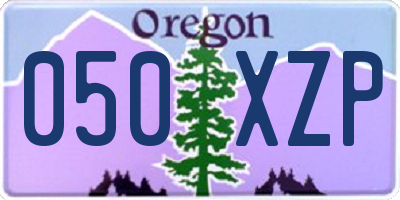 OR license plate 050XZP