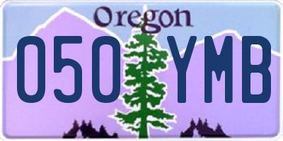 OR license plate 050YMB