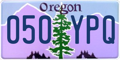 OR license plate 050YPQ