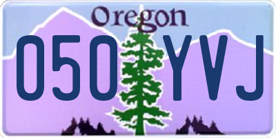 OR license plate 050YVJ