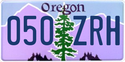 OR license plate 050ZRH
