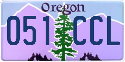 OR license plate 051CCL