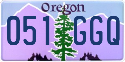 OR license plate 051GGQ