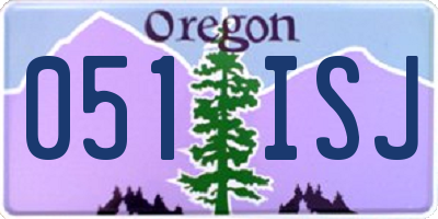 OR license plate 051ISJ