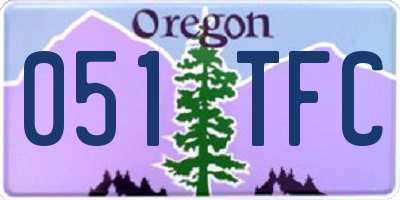 OR license plate 051TFC
