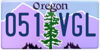 OR license plate 051VGL
