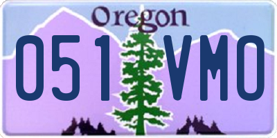 OR license plate 051VMO