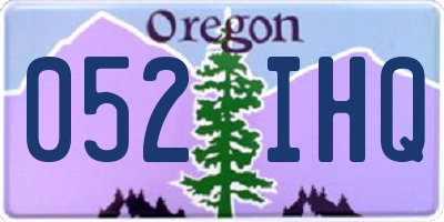 OR license plate 052IHQ
