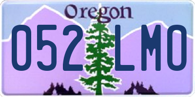 OR license plate 052LMO