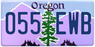OR license plate 055EWB