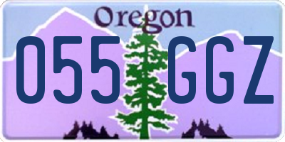 OR license plate 055GGZ
