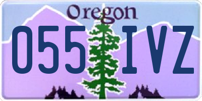 OR license plate 055IVZ