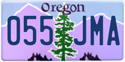 OR license plate 055JMA