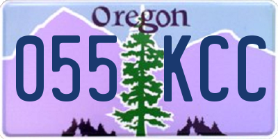 OR license plate 055KCC