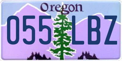 OR license plate 055LBZ