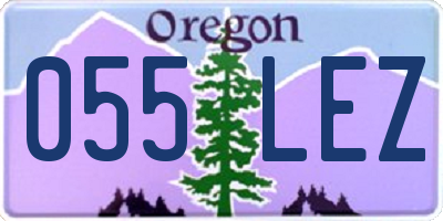 OR license plate 055LEZ