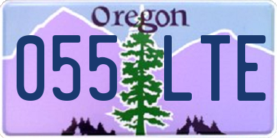 OR license plate 055LTE
