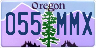 OR license plate 055MMX
