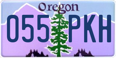OR license plate 055PKH