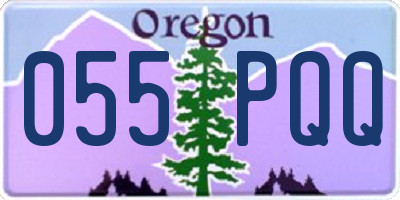 OR license plate 055PQQ
