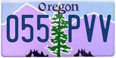 OR license plate 055PVV