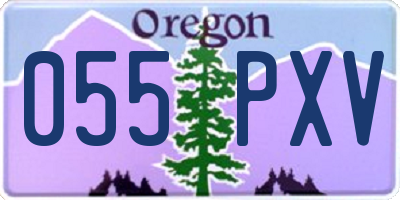 OR license plate 055PXV