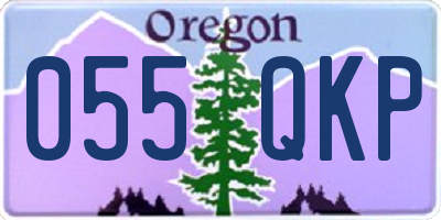 OR license plate 055QKP