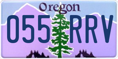 OR license plate 055RRV