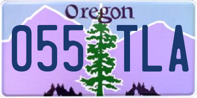 OR license plate 055TLA