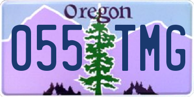 OR license plate 055TMG