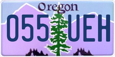 OR license plate 055UEH