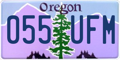OR license plate 055UFM