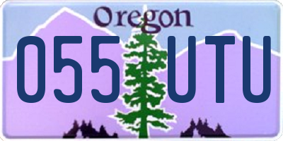 OR license plate 055UTU