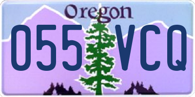 OR license plate 055VCQ