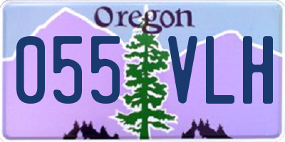 OR license plate 055VLH