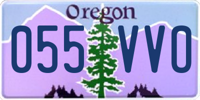 OR license plate 055VVO