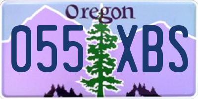 OR license plate 055XBS