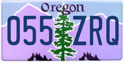 OR license plate 055ZRQ