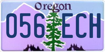 OR license plate 056ECH