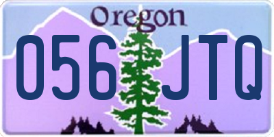 OR license plate 056JTQ