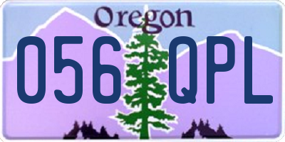 OR license plate 056QPL