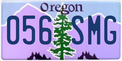 OR license plate 056SMG