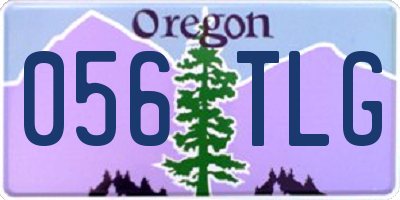 OR license plate 056TLG