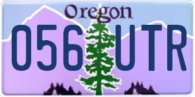 OR license plate 056UTR