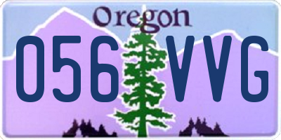 OR license plate 056VVG